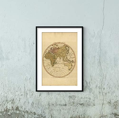 Карта 1786 г. | Западен Нова Светлина или Полукълбо. Източна Стара Светлина или Полукълбо| Земя|Свят