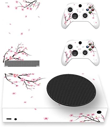 PlayVital Falling Cherry Blossom Потребителски Винил Скинове за Xbox Серия S, Амбалажна Стикер, Стикер за конзола контролер