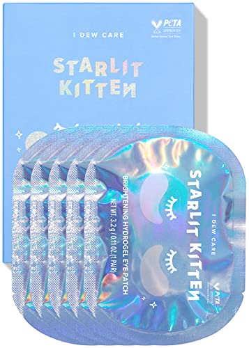 Гидрогелевая превръзка за очи I оросяване планина CARE - Starlit Kitten, 5 г + Почистващо средство за лице - Намасте Kitten, опаковки от
