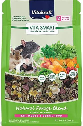 Vitakraft Vita системата Smart Храна за плъхове и мишки - Пълноценна храна - смес обогатена с Премиум-клас с Древните Зърно за плъхове, мишки