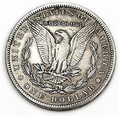 Американски Търговски Сребърен Долар 1892 Морган Сребърен Долар Чужд Сребърен Долар Стара Монета са подбрани Антични Копие за Домашния