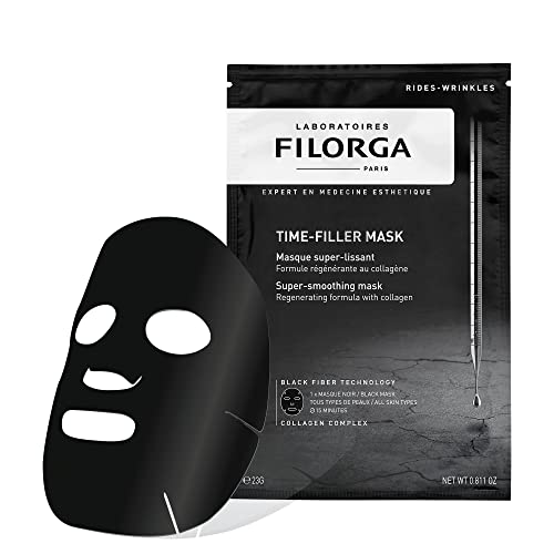 Filorga Time-Filler Супер Разглаживающая маска за лице, С маска, Наситен Обновляющей серум с колаген и полисахаридами За Видимо по-гладка