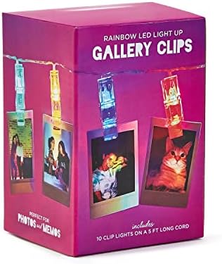 Скоби за led гирлянди Tho ' s Company Rainbow Gallery в кутия за Подарък с Дължина 65 см
