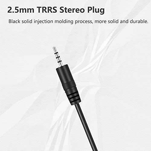 Bolvek 3 фута 2,5 мм TRRS Стерео Plug Адаптер Конектор за Оголенного кабели С Отворен Край Косичка аудио кабел Кабел за 2,5 мм Съединител