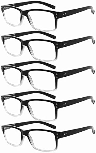 Eyekepper Спестете 10% на 5 опаковки класически очила за четене за мъже и 4 опаковки двухцветных черни прозрачни очила за четене +2,50
