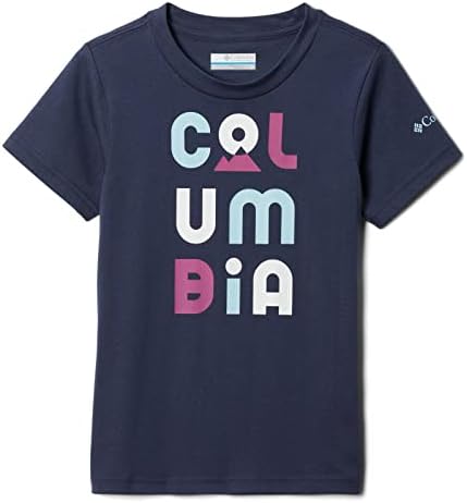 Тениска с изображение, Беси Челно за момичета Columbia с къс ръкав