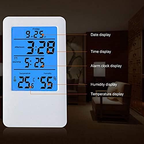 XJJZS Дигитален термометър-влагомер за помещения с датчик за влажност, точен измерител на температура и влажност с допир