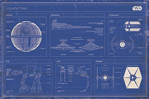 Макси постер на План за Имперската флота на Междузвездни войни, Многоцветен, 61 x 91,5 см
