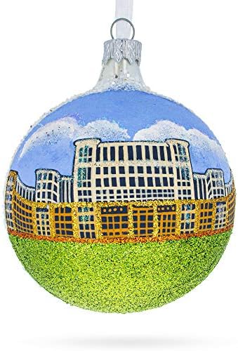 Дворецът на парламента, Букурещ, Румъния Украса във формата на Стъклена Топка 3,25 инча