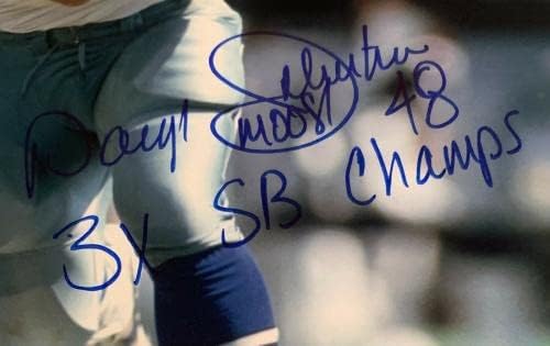 Карл Джонстън Подписа снимка на Далас Каубойс 16x20 JSA WP153264 с надпис - Снимки NFL с автограф