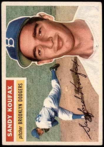1956 Topps # 79 Санди Куфакс Бруклин Доджърс (Бейзбол карта) VG/EX+ Доджърс