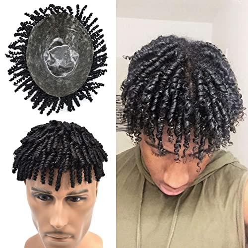 N · Y · P Афро Къдрава Възли на една Кука Опашка за коса за черни мъже, Афроамериканские Коси, Система 8X10, Инжекционни Поли-Кожни Косата,