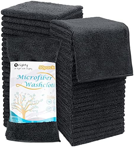 Комплект кърпи Orighty от микрофибър, 50 опаковки, Высокоабсорбирующие и Сверхмягкие Кърпи за пръсти, Универсални Кърпи за баня,