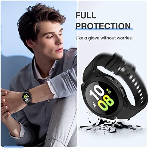 [2] Tensea за Samsung Galaxy Watch 5 2022 и 4 2021 Защитен калъф за екрана 40 мм, Аксесоари, Защитно покритие за лице, Твърд броня от КОМПЮТЪР,