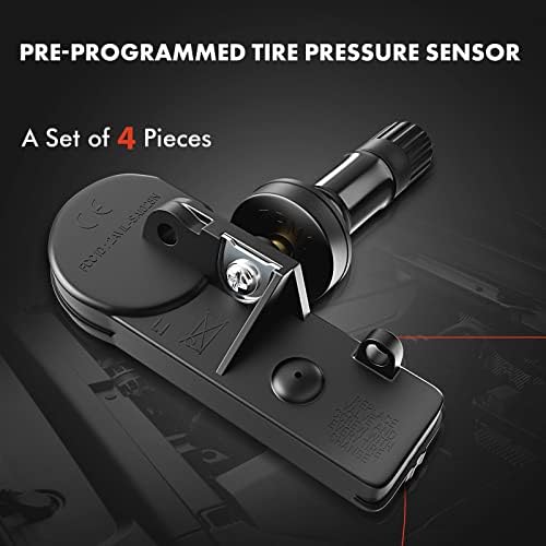 Сензори Система за контрол на налягането в гумите Премиум-клас, съвместими с Chevrolet Cruze -2017 Camaro 2017-2018 Malibu