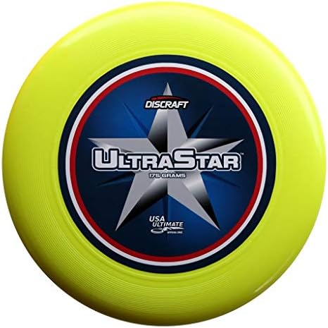 Летящ диск Discraft USA Ultimate Center Print Super Color Ultra-Star 175g Ultimate
