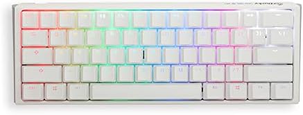 Механична клавиатура Ducky One 3 Mini Pure White 60% Hotswap RGB (Cherry MX Brown)