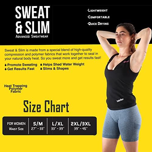 Жена на майк за тренировки Премиум-клас Sweat & Slim Sweatwear, Жилетка за сауни за отслабване, корекция на фигурата, за