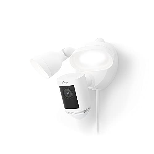 Околовръстен прожектор Cam Pro - С подключаемым на захранването, Бял