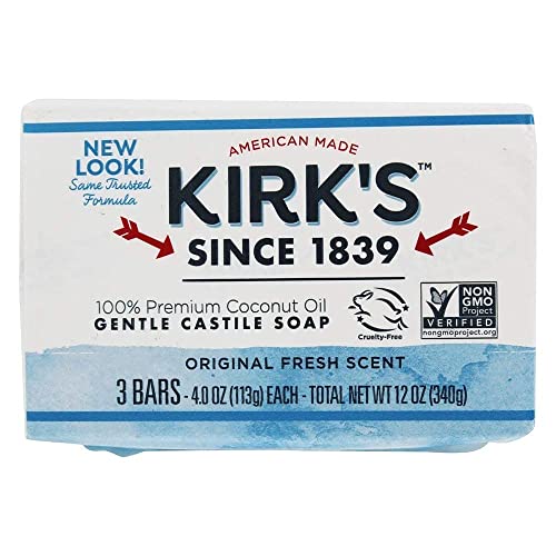 Оригинален сапун Kirk's Coco Castile Bar от 48 блокчета (16 x 3 бр.)