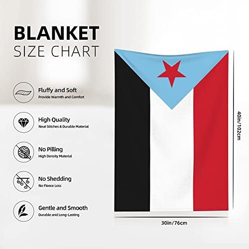 QG ZZX Флаг Южен Йемен Детско Одеало за Момчета И Момичета, Одеало за детско Креватче, Одеяло за Количка