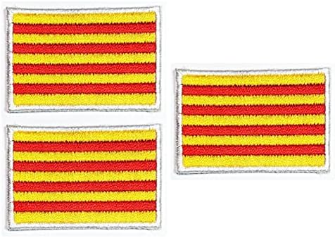 Мини-набор от ивици за хартата на Каталуния. Националният флаг на Страната, Бродерии, Икони, за ремонт, направи си сам, Нашивка