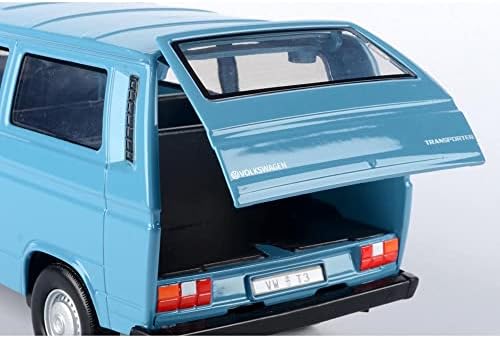 VW Type 2 (T3) Микробус Синя Серия Timeless Легенди 1/24 Монолитен под натиска на модел на превозното средство от Motormax 79376