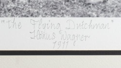 Исторически снимка библиотека Летящият холандец Хонуса Вагнер, 17х22 в рамката на LE Giclée - Оригинални рисунки и Гравюри MLB
