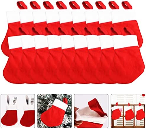 Комплект коледни Чорапи Toyvian от 16, 2 Коледни Чорапи, Подарък Пакет Коледни Чорапи за Камината, Висящи Украшения на Коледна елха за Коледа
