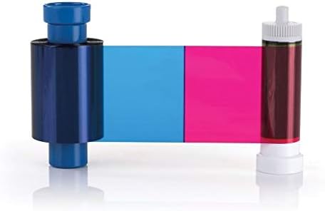 Лентата за печат ID Maker Apex 300 - Пълноцветен лента за принтер YMCKO - за идентификация от PVC-бейджей - Професионално качество