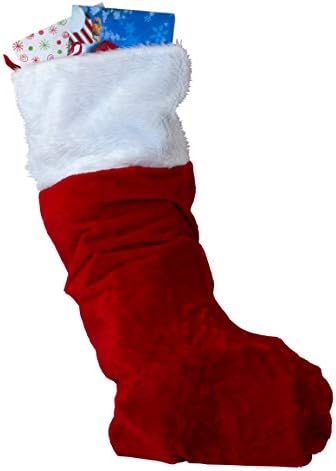 Коледен отглеждане Iconikal Jumbo от Червен плюш височина 43 инча