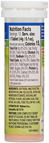 Набор от таблетки глюкоза ReliOn Tropical Fruit - флакон от 50 гр и пътен тубичка за 10 гр - енергия за лечение на диабет + Стикер Luall