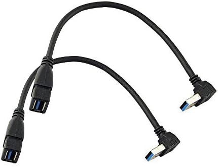 Удлинительный кабел Seadream 2Pack SuperSpeed USB 3.0 с ъгъл на наклона от мъжете на една жена - на Ъгъл на наклона