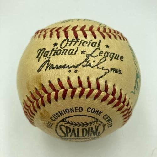 1956 Отбор на Чикаго Къбс Подписа договор с Ърни Бэнксом от Националната лига бейзбол JSA COA - Бейзболни топки с автографи