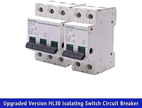 1бр Главен прекъсвач HL30 Изолиращ автоматично включване на Потребителска функция Разъединитель Изолатор 3P 32A 63A 100A (Размер: