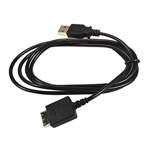USB кабел /кабел HQRP е Съвместим с Sony NWZ-610F NW-S615F NW-S616F NW-S716F NWZ-S615F NWZ-S615FBLK Walkman MP3 / MP4