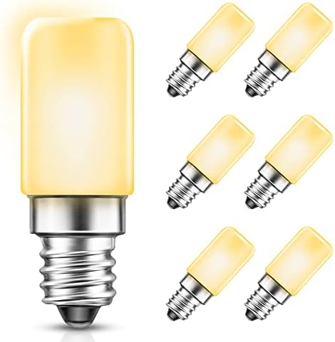 Нощна лампа LOHAS LED C7 S6, което е равно на 15 Вата крушки (1,5 W), Мини-led лампа Candelabra E12 на база, Мек / Топло бял