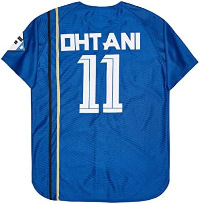 Мъжки прошитая Лятна бейзболна майк Хокайдо Nippon-Ham #11 Ohtani Fighters за мъже