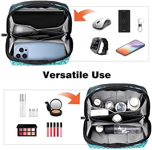 Преносим Електронен Органайзер за Чанти в Бохемски Стил, Пътна Чанта За Съхранение на Кабел, Твърди Дискове, USB, SD-карта,