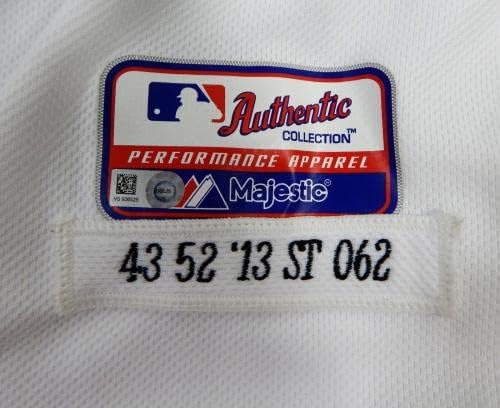 2013 Детройт Тайгърс Брус Рондон #43 номер, Издаден В бяла тениска 52 801 - Използваните в играта тениски MLB