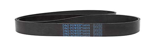 Преносимото колан D&D PowerDrive 8PK2541 Метрического стандарт, Гума, Дължина 100,75 инча, 8 ленти