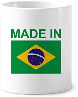 Произведено в Бразилия Държава Любов Държач за Четка за зъби, Химикалка, Чаша, Керамична Чиния, Чаша за Моливи