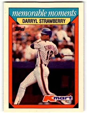 1988 Topps Kmart Запомнящи се моменти 29 Бейзболна картичка Дэррила Строберри от Ню Йорк
