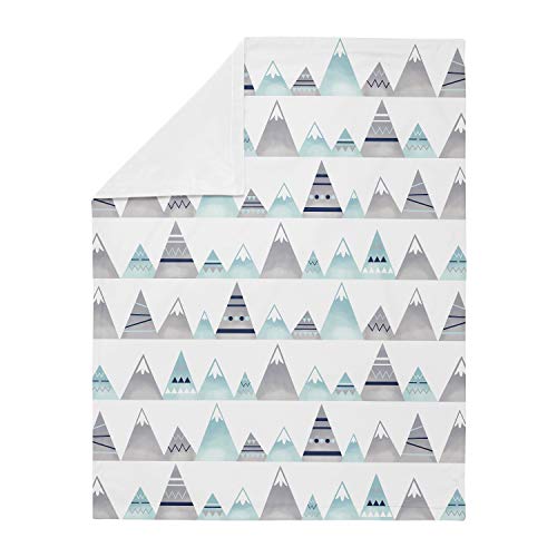 Sweet Jojo Designs Ацтекские Акварели на планината За най-Малките Момчета или Момичета, Получаващи Защитно Пеленальное Одеяло за Новородени
