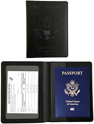 Разход на Притежателя на паспорта Missmore и карти Ваксина, Притежател на паспорт с Отделения за карти, Ваксини, Калъф за паспорт,