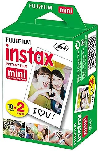 Фотоапарат непосредствена печат Fujifilm Instax Mini 11 + Филм Fuji Instax 20 снимки + Защитен калъф + Комплект за оформяне