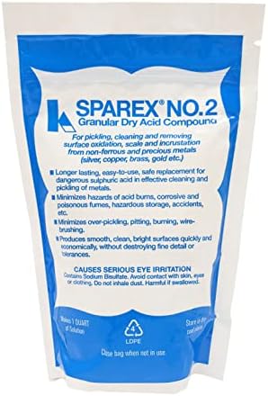 Sparex №2 на Гранули състав за сухо киселина ецване (10 унции)