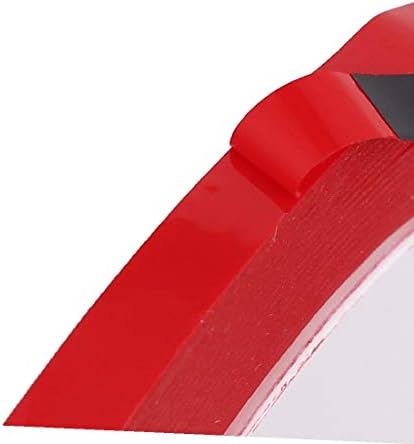 X-DREE 2 елемента Инструмент за маркиране 5 mm x 66 m Предупредителен кран за пода, PVC с електрическа изолация Червен цвят