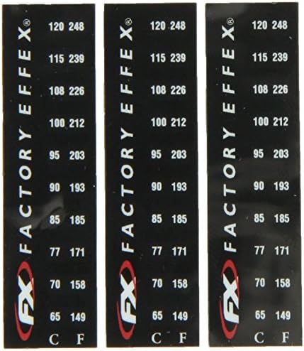 Специален стикер Factory Effex 08-90225 Temp, (Опаковка от 3 броя)