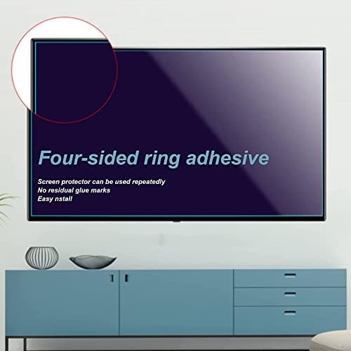 Защитно фолио за LCD телевизор AIZYR 32-75 инча, Матово Защитно Фолио за телевизор с Антирефлексно покритие, Филтър срещу синя светлина, отразяваща способност до 90%, 60 инч?